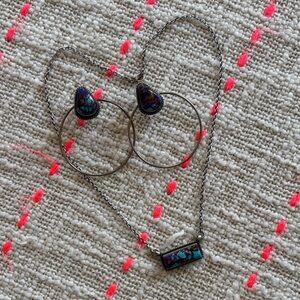 Purple Mohave / kingman set handmade